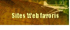 Sites Web favoris